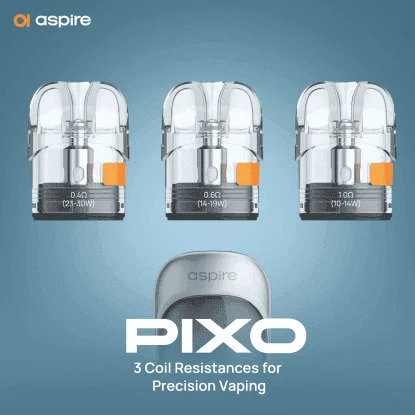 ASPIRE PIXO 霧克斯螢幕觸控電子煙主機空倉煙彈官網30W